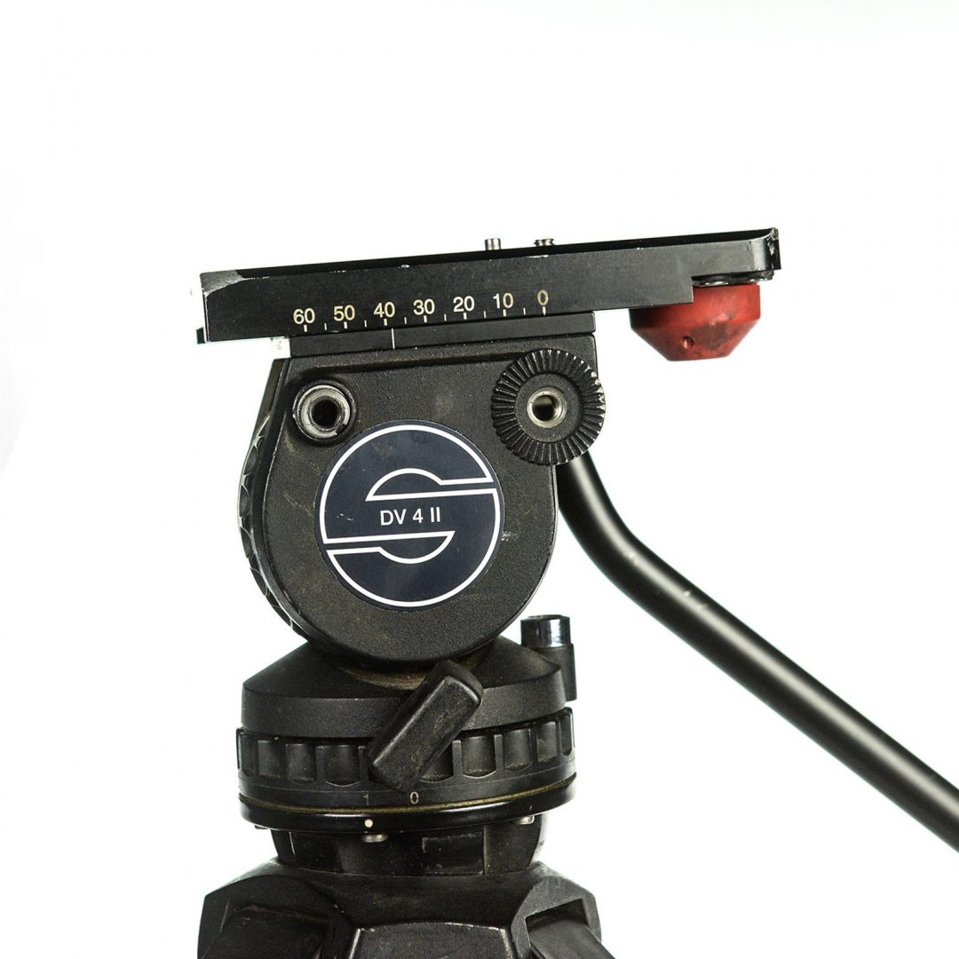 Sachtler DV4II Fluid Head with Tripod Deckhand Camera Rentals Camera