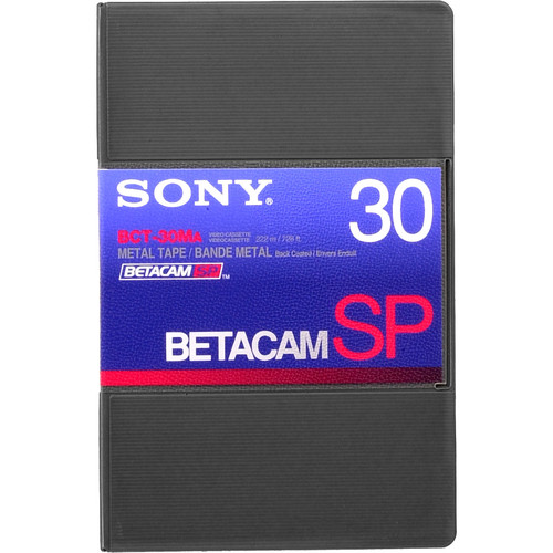 Sony 30-Minute Betacam SP Video Cassette